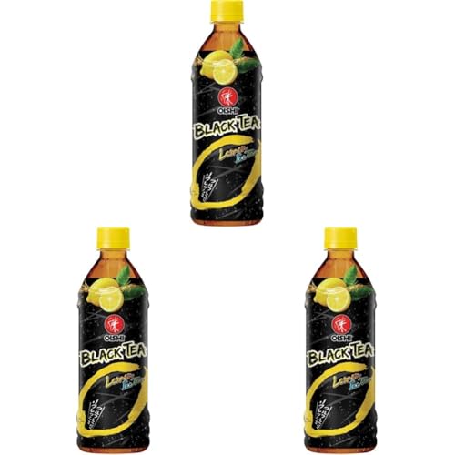 OISHI - Schwarztee Zitrone - 1 X 500 ML (Packung mit 3) von Oishi