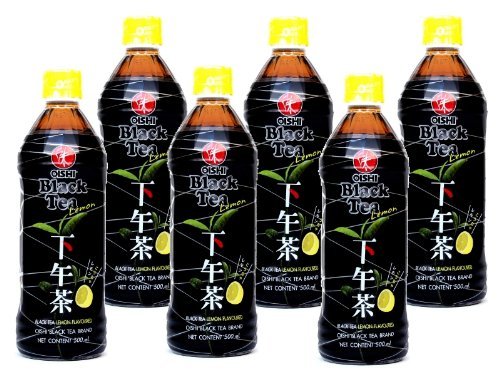 Oishi - Schwarztee mit Grünem Tee Getränk - 6er Pack (6 x 500ml) - Drink aus Thailand von Oishi