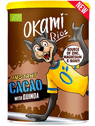 Okami Bio - Instant Kids Kakao | Mit Superfoods: Maca und Quinoa | Glutenfrei, laktosefrei 100% vegan und biologisch 350gr von Okami Bio