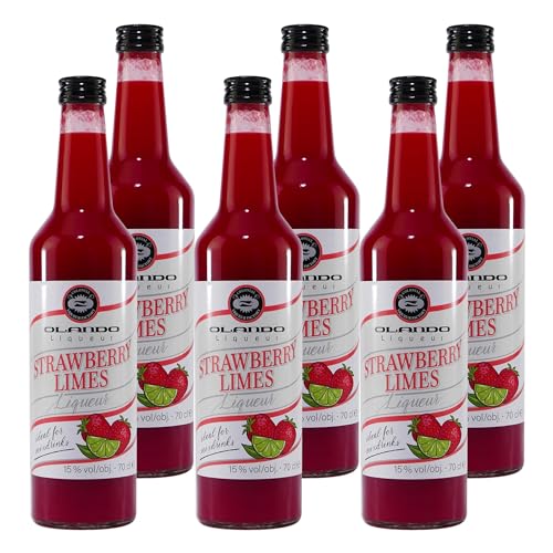 Olando Strawberry-Limes Liqueur (6 x 0,7L) von Olando