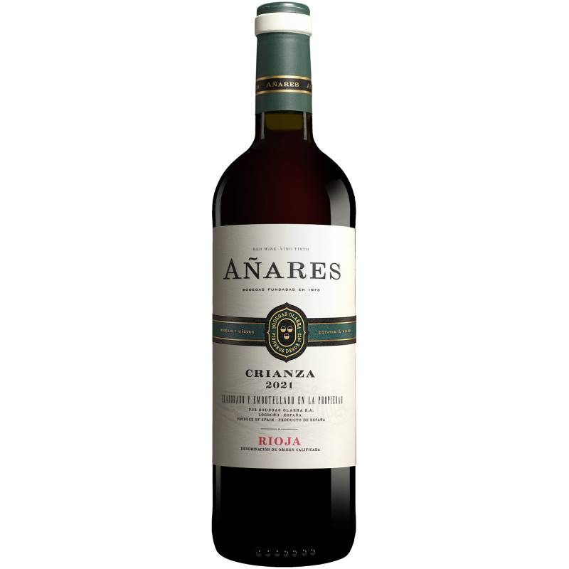 Añares Crianza 2021  0.75L 13.5% Vol. Rotwein Trocken aus Spanien von Olarra