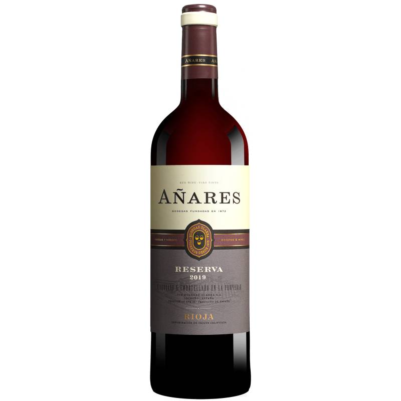 Añares Reserva 2019  0.75L 13.5% Vol. Rotwein Trocken aus Spanien von Olarra