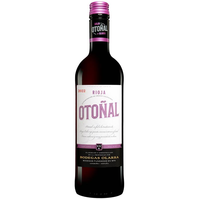 Otoñal Tinto 2022  0.75L 13% Vol. Rotwein Trocken aus Spanien von Olarra