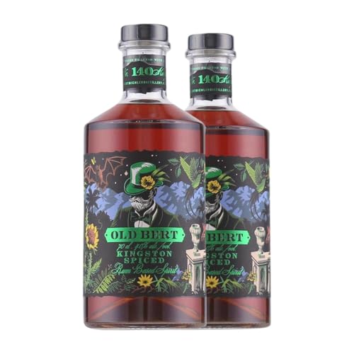 Rum Old Bert Kingston Spiced 70 cl (Karton mit 2 Flaschen von 70 cl) von Old Bert