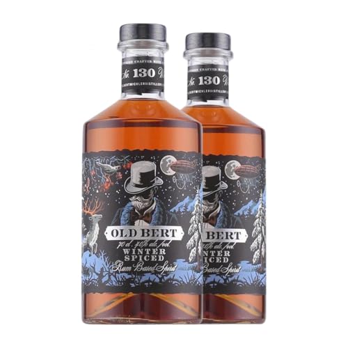 Rum Old Bert Winter Spiced 70 cl (Karton mit 2 Flaschen von 70 cl) von Old Bert