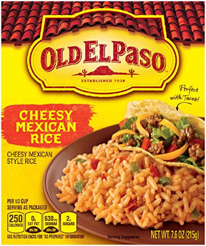 Old El Paso, Cheesy Mexikanischer Reis, 215 ml, 4 Stück von Old El Paso