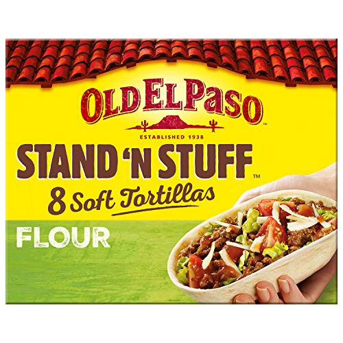 Old El Paso Mexican 8 Stand 'N' Stuff Weiches Mehl Tortillas 193 g von Old El Paso