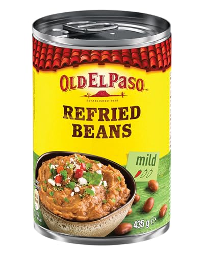 Old El Paso Refried Beans - mildes braunes Bohnenmus - 1 x 435 g von Old El Paso