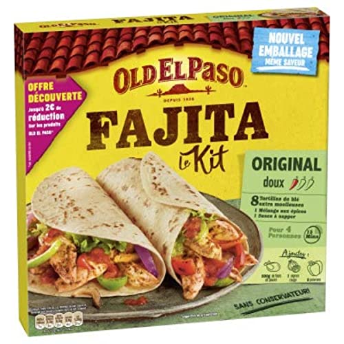 Old El Paso Set für Fajitas, Angebot umfasst – 500 g von Old El Paso