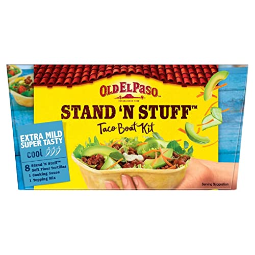 Old El Paso Stand 'N' Stuff Extra Mild Super Tasty Soft Taco-Set, 329 g von Old El Paso