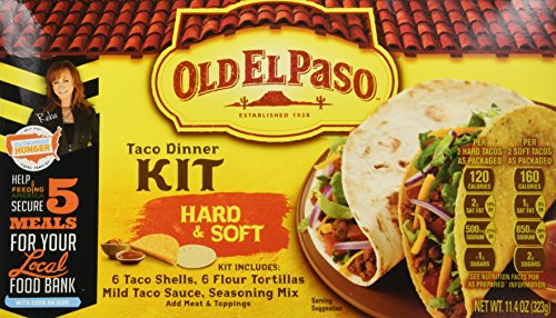 Old El Paso Taco-Geschirrset, hart, 325 ml von Old El Paso