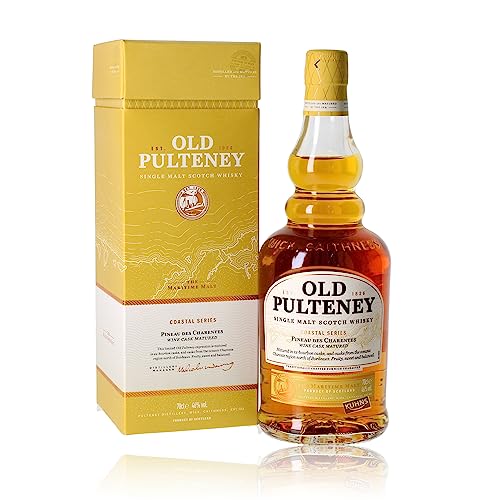 Old Pulteney Coastal Series Pineau des Charentes Single Malt Scotch Whisky 46% Vol. 0,7l in Geschenkbox von PULTENEY