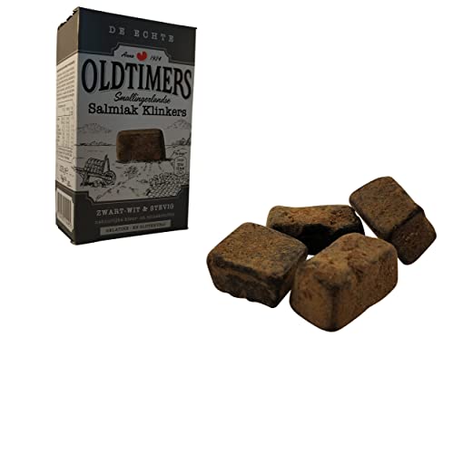 Oldtimers De Echte zwart-wit Salmiak Klinkers 235g Holland lakritze von Oldtimers