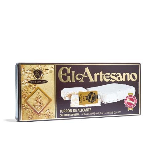 Alicante-Turrón. Höchste Qualität. 200g. Turrón de Alicante. Alicante Hard Nougat. von OleVale