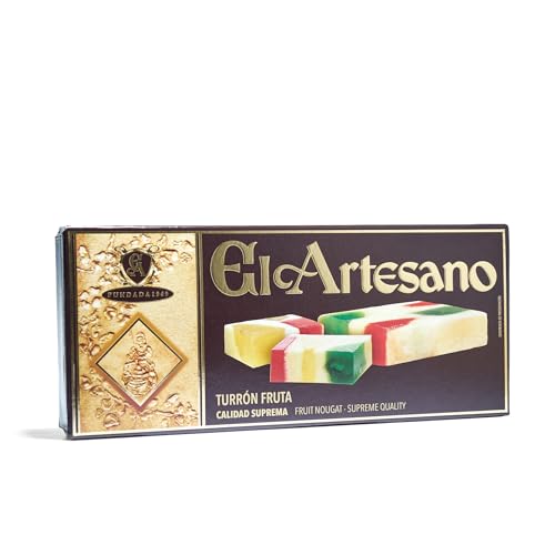 Früchte-Turrón. Höchste Qualität. 200 g. Turrón de Fruta. Fruit Nougat. von OleVale