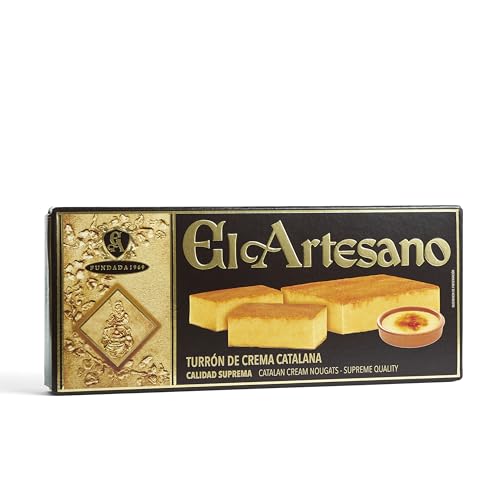 Katalanische Creme-Turrón. 200g. Turron de Crema Catalana. von OleVale