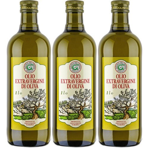 3x Olearia Del Garda Olivenöl 'Extra Vergine', 1000 ml von Olearia del Garda