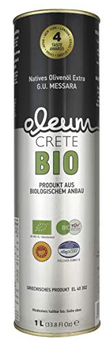 Oleum Crete BIO P.D.O. Messara/Timbaki/Kreta 1000ml herzhaftes, fruchtiges Olivenöl. Hersteller mit über 92 internationalen Auszeichnungen. Sortenrein aus der Koroneiki-Olive. von oleum crete