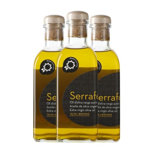 Speiseöl Oli de Ventallo Serraferran Oli d'Oliva Arbequina y Argudell Medium Flasche 50 cl (Schachtel mit 3 Medium Flasche von 50 cl) von Distribuidor