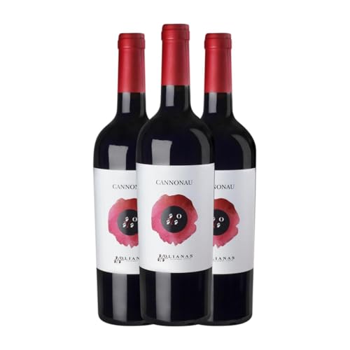 Olianas Cannonau Cannonau di Sardegna 75 cl Rotwein (Karton mit 3 Flaschen von 75 cl) von Olianas