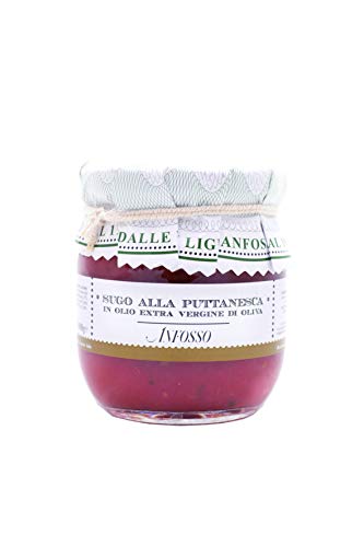 Olio Anfosso Puttanesca Sauce in nativem Olivenöl extra, 180 g von Olio Anfosso