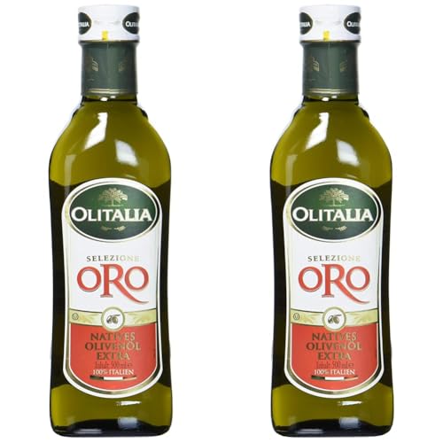 Olitalia Natives Olivenöl extra, erste Güteklasse Flasche, 2er Pack (1 x 500 ml) von Olitalia