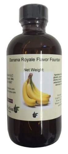 OliveNation Banana Royale Geschmacksbrunnen, wasserlösliches Aroma für Getränke, Eis, Zuckerguss, Füllungen, gentechnikfrei, glutenfrei, koscher, vegan, 118 ml von OliveNation