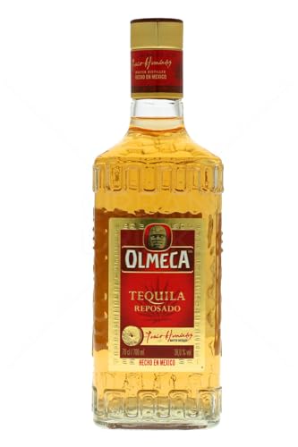 Olmeca Tequila Gold – Aromatischer Agavenbrand mit fruchtig-rauchiger Note – Mexikanischer Schnaps im Eichenfass gereift – 1 x 0,7 l von Olmeca