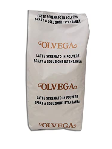 Milchpulver Magermilch Magermilchpulver Ohne Gluten für Erwachsene Eis, Desserts - 1 KG - Made In Italy von Olvega