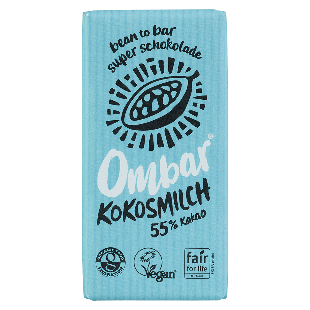 Bio Raw Kokosmilch Schokolade von Ombar