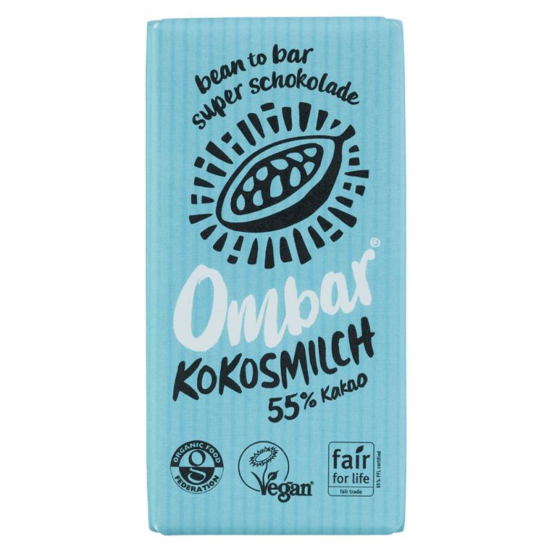 Bio Raw Kokosmilch Schokolade von Ombar