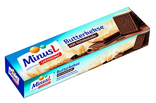 Minus L - Butterkekse mit Schokolade - 125 GR von Omira