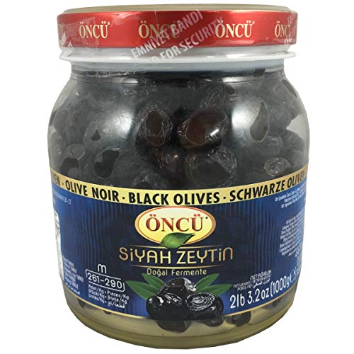 Schwarze Oliven Medium – 1 kg von Oncu