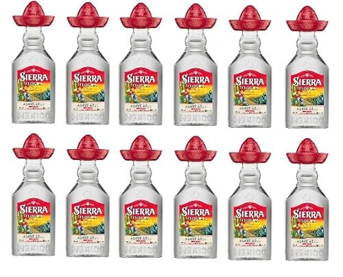 1 Box a 12 x 50ml Sierra Tequila Blanco – 38% Alk. + Space Riegel von Onlineshop Bormann von Onlineshop Bormann