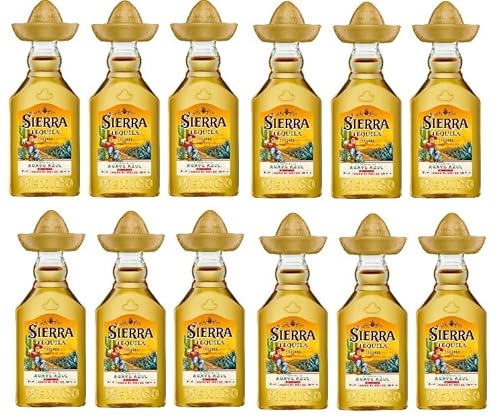 1 Box a 12 x 50ml Sierra Tequila Reposado – 38% Alk. + Space Riegel von Onlineshop Bormann von Onlineshop Bormann