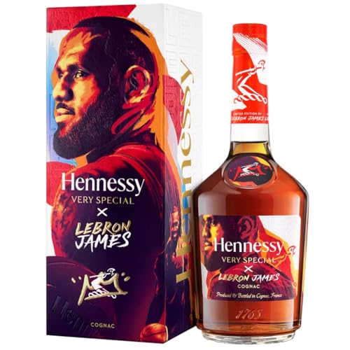 1 Flasche Hennessy Very Special Cognac limeted Edition Lebron James a 0,7l Cognac 40% Vol. 700 ml im Geschenkkarton + Space Riegel von Onlineshop Bormann von Onlineshop Bormann