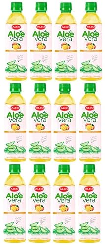 12 Flaschen Aleo Aloe Vera Mango a 0,5 L inkl. EINWEGPFAND + Space Keks gratis a 45 g von Onlineshop Bormann von Onlineshop Bormann