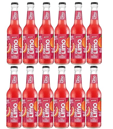 12 Flaschen Granini Die Limo Pink Grapefruit-Cranberry a 0,33 L inkl. MEHRWEGPFAND + Space Keks gratis a 45 g von Onlineshop Bormann von Onlineshop Bormann