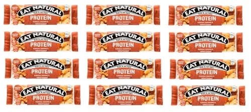 12 Riegel Eat Natural Erdnüsse Mandel & Salted Caramel a 40g + Space Riegel a 45g von Onlineshop Bormann von Onlineshop Bormann