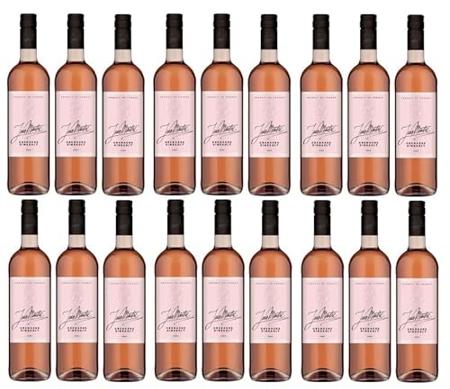 18 Flaschen Jean Maitré Cinsault Grenache, halbtrocken, rosé a 0,75 L 12,5% vol. + Space Keks gratis a 45 g von Onlineshop Bormann von Onlineshop Bormann