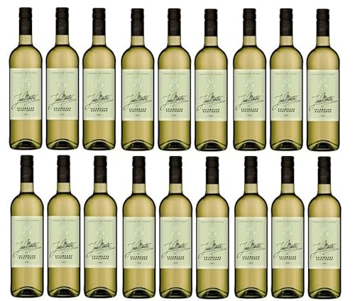 18 Flaschen Jean Maitré Colombard, Sauvignon blanc, weiß a 0,75 L 11% vol. + Space Keks gratis a 45 g von Onlineshop Bormann von Onlineshop Bormann