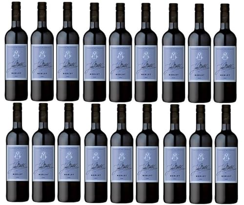 18 Flaschen Jean Maitré Merlot, VdF, halbtrocken, rot a 0,75 L 13,5% vol. + Space Keks gratis a 45 g von Onlineshop Bormann von Onlineshop Bormann