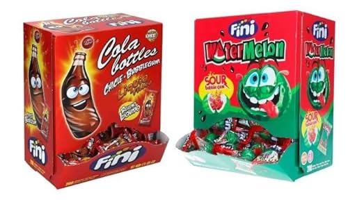 2 Boxen Fini Kaugummi Mix aus 2 Sorten (1x Cola Bottles + 1 x Wassermelone a 1 kg + Space Keks gratis a 45 g von Onlineshop Bormann von Onlineshop Bormann