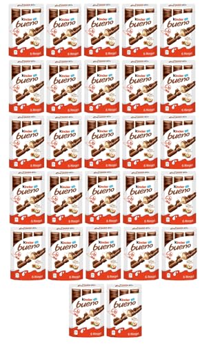 27 Packungen Ferrero Kinder Bueno 6er a 129 g + Space Keks gratis a 45 g von Onlineshop Bormann von Onlineshop Bormann