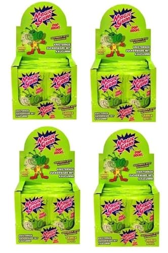 4 Boxen Magic Gum Saurer Apfel (Sour Apple) Grün a 350 g + Space Keks gratis a 45 gvon Onlineshop Bormann von Onlineshop Bormann