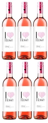 6 Flaschen I Heart Rosé, Tampranillo, trocken, rosé a 0,75 L 12% vol. + Space Keks gratis a 45 g von Onlineshop Bormann von Onlineshop Bormann