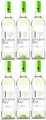 6 Flaschen I Heart Sauvignon Blanc Weiß a 0,75 L 12% vol. + Space Keks gratis a 45 g von Onlineshop Bormann von Onlineshop Bormann