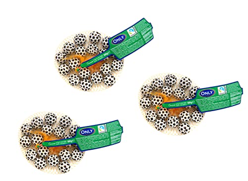 Only Schokoladenfußbälle | Schokolade Fußball | 3x100g von Only Schokolade