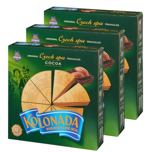 Opavia Kolonáda Großpackung Traditionelle Kurort-Dreiecke Kakao 3x 260g (780g) von Opavia