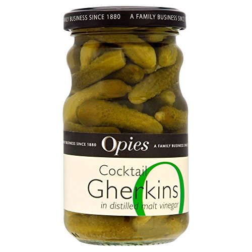 Opies Cornichons in destilliertem Malt Vinegar (227g) - Packung mit 6 von Opies